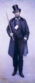 古斯塔夫 卡裡伯特 Portrait of Paul Hugot 古斯塔夫 卡裡伯特 Portrait of Paul Hugot